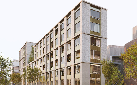 Construction d'un ensemble immobilier de 133 logements sociaux à Paris (75).