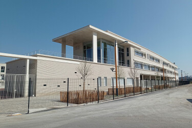 Jean Lolive middle school gymnasium