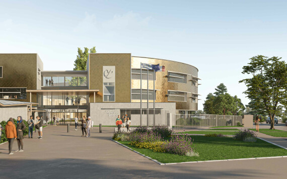 Demolition and reconstruction of Maryse Bastié secondary school in Vélizy-Villacoublay (78). 