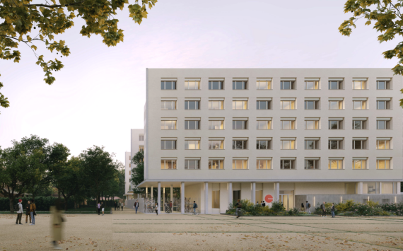 Construction d'une nouvelle résidence universitaire.