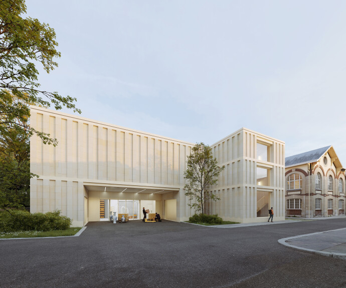 Construction d'un nouveau bâtiment de réserves sur le site de Sèvres !