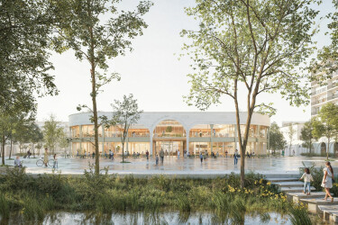 LA HALLE GOURMANDE DE L’ENSEMBLE COMMERCIAL & CULTUREL
