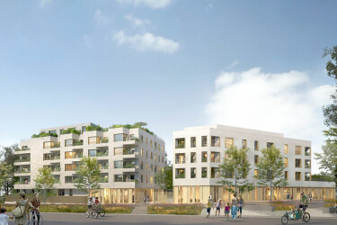 Intergenerational housing in the clos d'Ambert development area (ZAC)